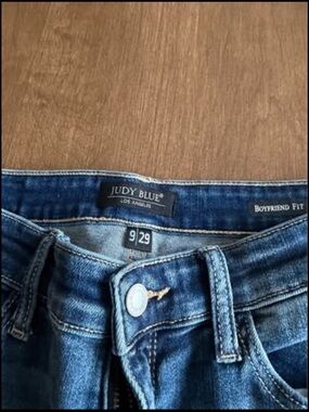 Judy Blue Women's Boyfriend Jeans - Dark Blue Wash 2 pair for $30